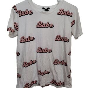 Forever 21 “Babe” Tee SZ M